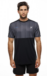 Playera Drop Shot Tech Ancor JMD Negra